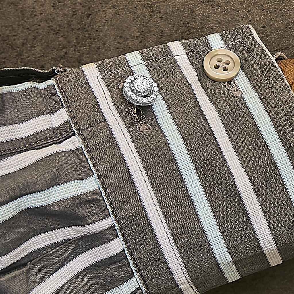 Men's 14K White Gold 1 3/4 Cttw Lab Grown Diamond Halo Cufflink