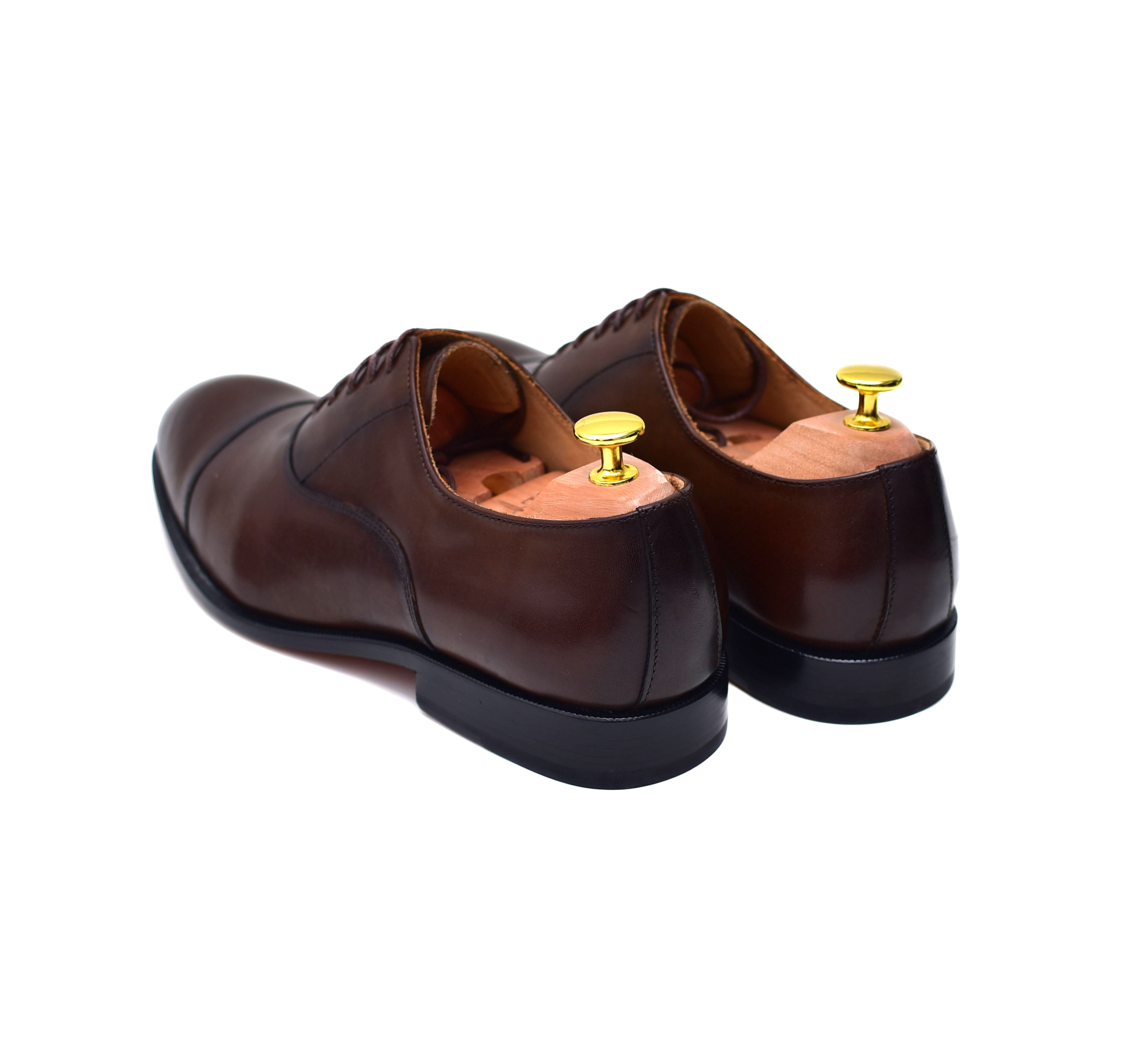 Henry - Brown Cap-toe Shoes